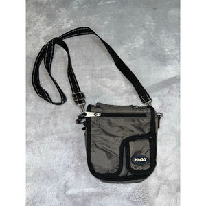 Y2K VTG Mudd Gray & Black Crossbody Bag - One Size